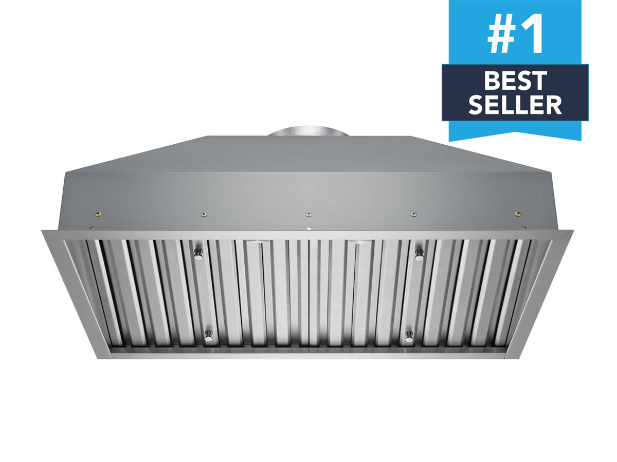 洋楽 HOODFACTOR Victory Q5 36-Inch 750 CFM Insert Range Hood in Stainless Steel (Q5-36