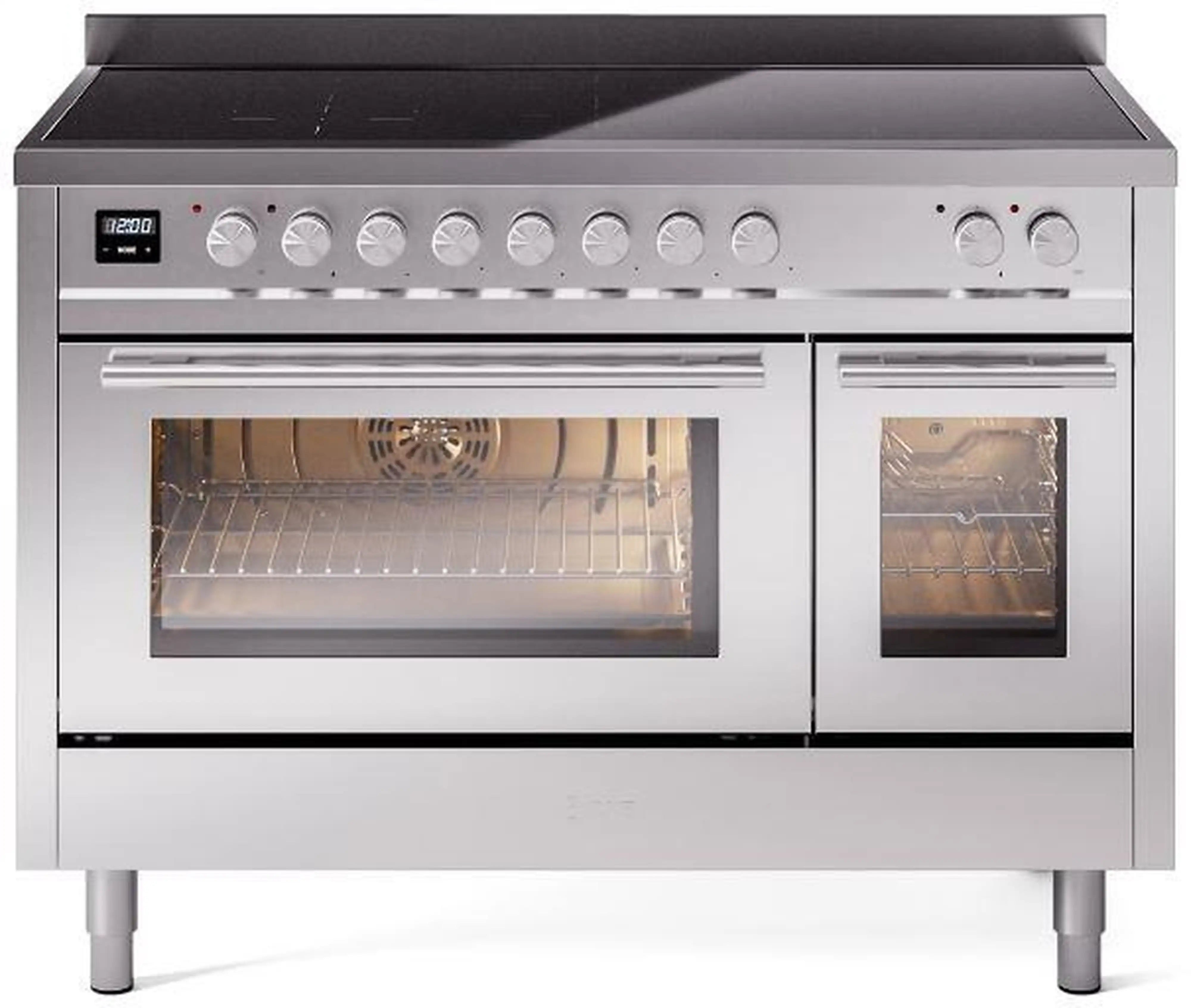 ILVE Professional Plus II 48-Inch Induction Range in Stainless Steel (
