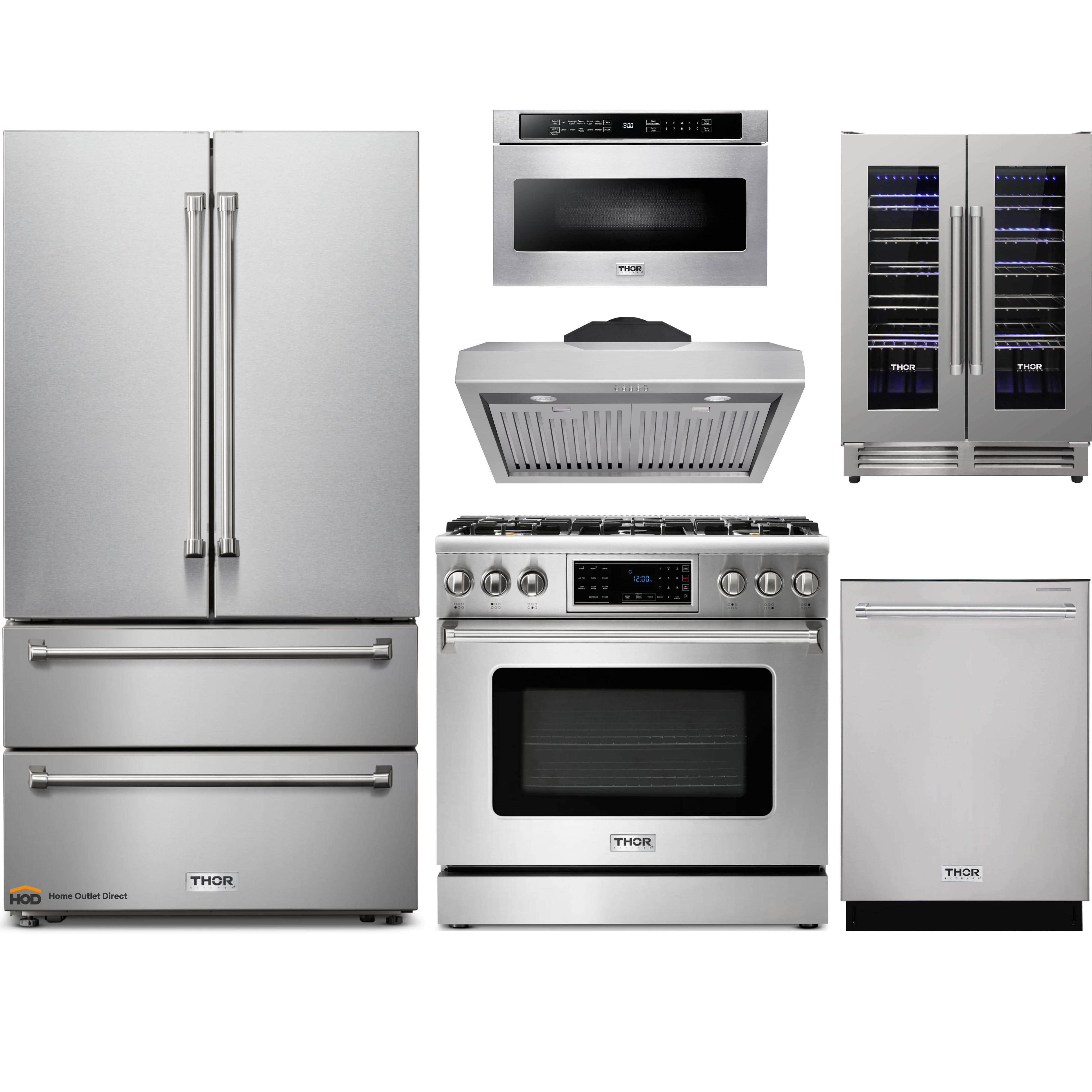 Thor Kitchen 6-Piece Appliance Package - 36