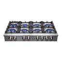 Forno Spezia 48" Cooktop, 8 Burners. Wok Ring and Grill/Griddle in Stainless Steel (FCTGS5751-48)