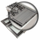 Forno 48" Galiano Gas Range with Air Fryer, 8 Burners, Temperature Gauge, Griddle, in Stainless Steel (FFSGS6291-48)