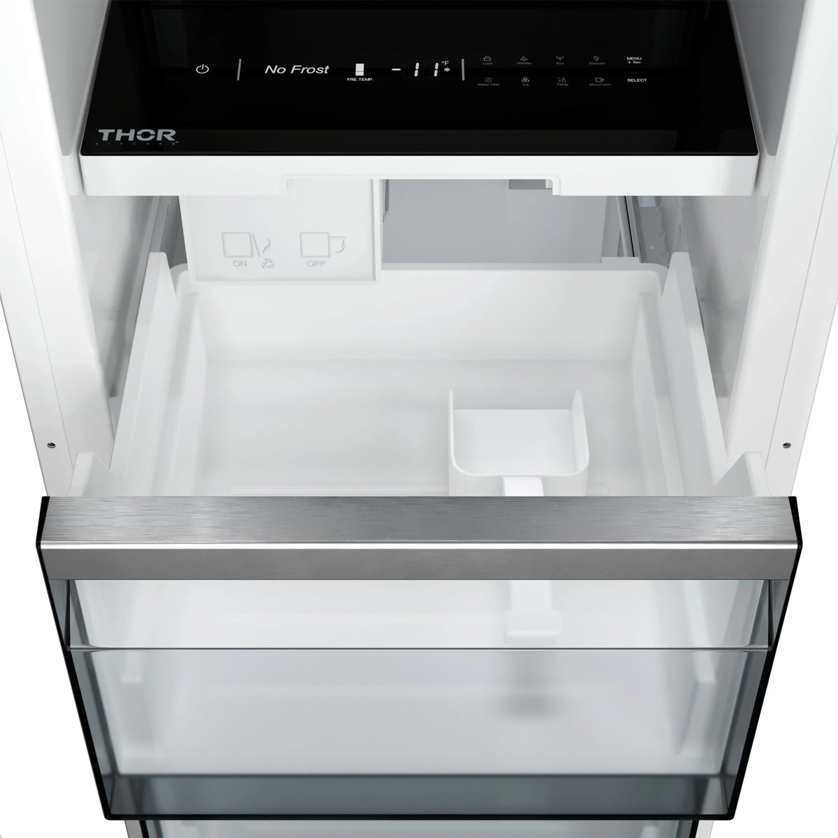 Thor Kitchen 18-inch 8.6 Cu. Ft. Column Built-In Panel Ready Freezer w Thor Kitchen 18-inch 8.6 Cu. Ft. Column Built-In Panel Ready Freezer w