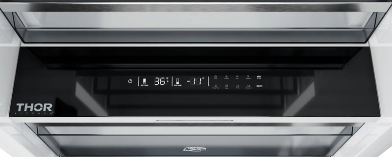 Thor Kitchen X-Series 30-Inch 16.6 Cu. Ft. Panel Ready Column Refrigerator with Internal Water Dispenser (XRF30CRF)
