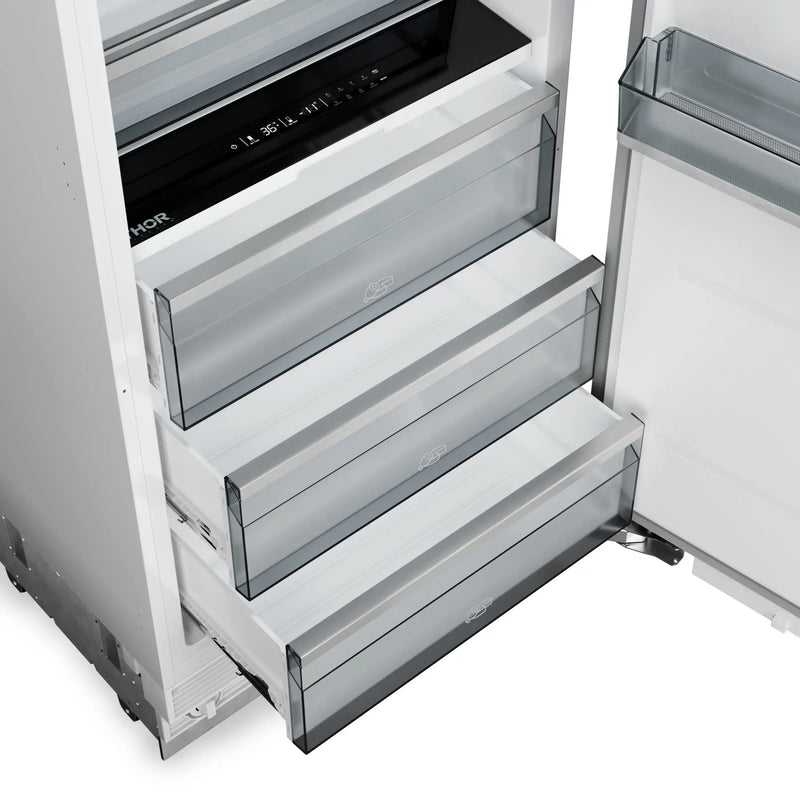 Thor Kitchen X-Series 54-Inch Column 16.6 Cu. Ft. Refrigerator and 12.4 Cu. Ft. Freezer in Stainless Steel