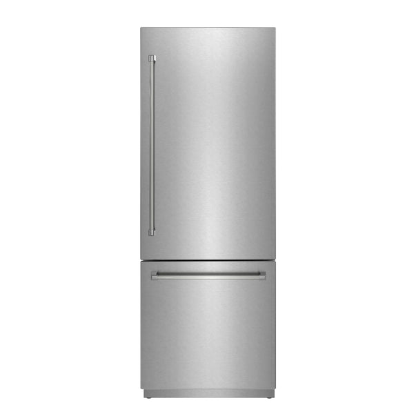 Thor Kitchen X-Series 30-Inch 16.1 Cu. Ft. Built-In Refrigerator with Bottom Freezer, Internal Water Dispenser and Ice Maker, in Stainless Steel (XRF3016BBP-SS)