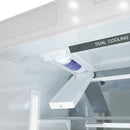 Thor Kitchen X-Series 30-Inch 16.1 Cu. Ft. Panel Ready Refrigerator with Bottom Freezer, Internal Water Dispenser and Ice Maker (XRF3016BBP)