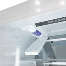 Thor Kitchen X-Series 60-Inch 32.2 Cu. Ft. Built-In Refrigerator with Bottom Freezer, Internal Water Dispenser and Ice Maker, in Stainless Steel