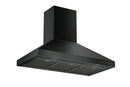 Hauslane 30-Inch Convertible Wall Mount Range Hood in Matte Black (WM-530BLK-30B)
