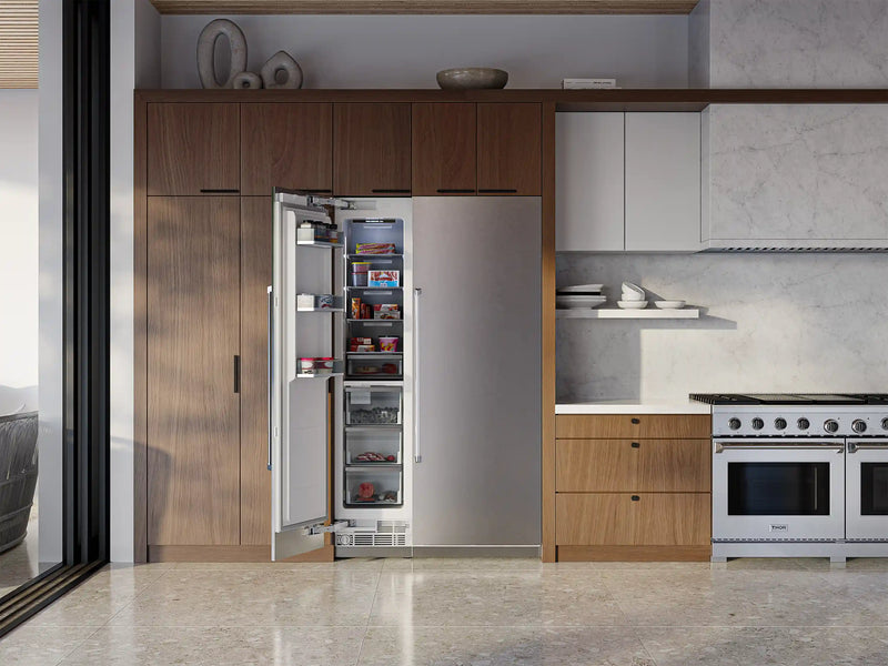 Thor Kitchen X-Series 18-Inch 8.6 Cu. Ft. Column Freezer with Ice Maker in Stainless Steel (XRF18CFZ-SS)