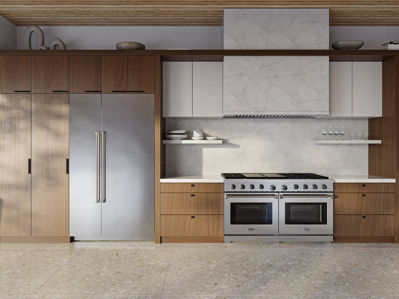 Thor Kitchen X-Series 42-Inch Built-In Column 12.5 Cu. Ft. Refrigerator and 8.6 Cu. Ft. Freezer in Stainless Steel