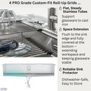 Forno Acqua 45-Inch Drop-In/Undermount 3-Level Workstation Sink with Two Faucets & Glass Rinser (J-WP31)