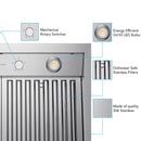 Victory 30-Inch 1200 CFM Under Cabinet Range Hood in Stainless Steel (Hurricane-30)