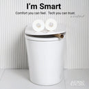 Forno Acqua Luxurious Smart Toilet, Includes Auto Flush, Auto Lid, Powerful Flush, Sleek Tankless Design Ideal for Powder Rooms (CSTPA0)