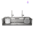 Forno Acqua 45-Inch Undermount 3-Level Workstation MultiSINK with Custom-Fit Accessories (JUXN70)