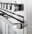 ILVE 48-Inch Professional Plus II Freestanding Dual Fuel Range with 8 Sealed Burner and Removable Griddle in Stainless Steel (UP48FWMPSS)