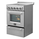 Forno Loiano 24-Inch Freestanding Electric Range in Stainless Steel (FFSEL6099-24)