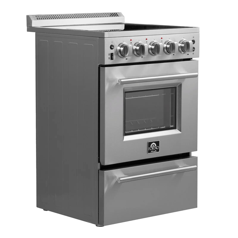 Forno Loiano 24-Inch Freestanding Electric Range in Stainless Steel (FFSEL6099-24)