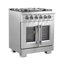 Forno Capriasca 30-Inch Freestanding All Gas Range in Stainless Steel (FFSGS6460-30)
