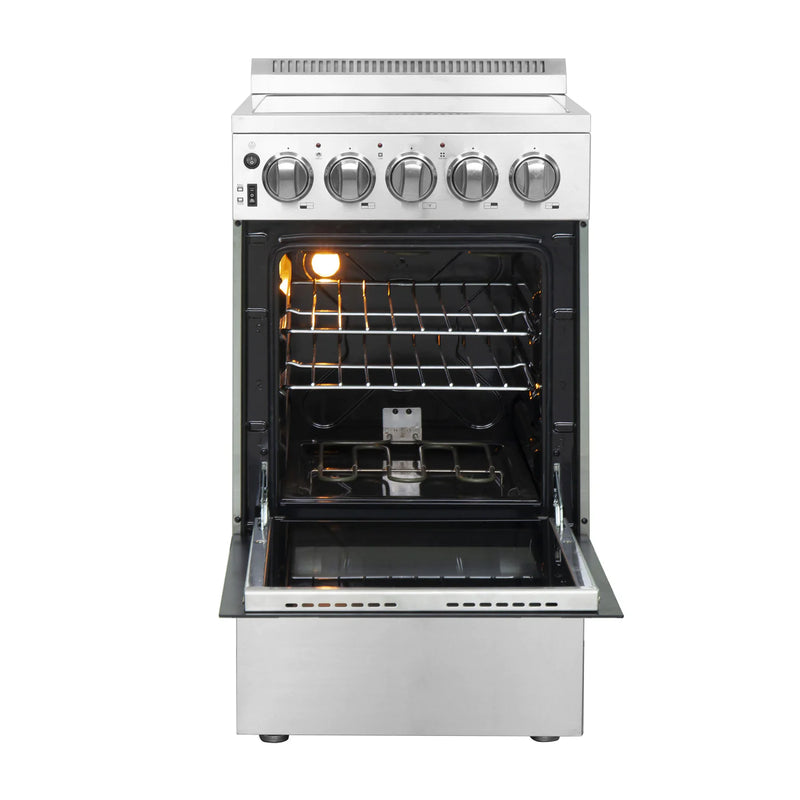 Forno Pallermo 20-inch 2.05 cu.ft. Freestanding Electric Range in Stainless Steel (FFSEL6051-20)