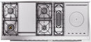 ILVE 60-Inch Professional Plus II Freestanding Dual Fuel Range with 7 Gas Burner and Removable Griddle in White (UP60FSWMPWH)