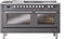 ILVE 60-Inch Professional Plus II Freestanding Dual Fuel Range with 7 Gas Burner and Removable Griddle in in Matte Graphite (UP60FSWMPMG)