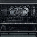 Forno Espresso 3-Piece Appliance Package - 30-Inch Electric Range with 5.0 Cu.Ft. Electric Oven, Refrigerator, and Under Cabinet Range Hood in Black with Antique Brass Trim (FBDL-001-02CA)