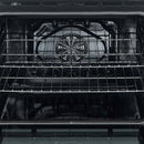 Forno Espresso 2-Piece Appliance Package - 30-Inch Electric Range with 5.0 Cu.Ft. Electric Oven and Under Cabinet Range Hood in White with Antique Brass Trim (FBDL-002-03CA)