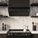 FORNO 4-Piece Appliance Package- 30-Inch Electric Range, Under Cabinet Range Hood, 31-Inch Refrigerator, and Built-In Dishwasher in Black with Stainless Steel Trim (FBDL-006-02CA)