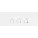 FORNO 4-Piece Appliance Package- 30-Inch Electric Range, Under Cabinet Range Hood, 31-Inch Refrigerator, and Built-In Dishwasher in White with Stainless Steel Trim (FBDL-006-03CA)