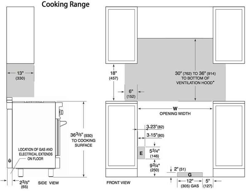 Forno 36-Inch 1200 CFM Wall Mount Ducted Range Hood with Baffle Filter and Red Light Warmer in Stainless Steel (FRHWM5029-36)