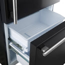 FORNO 4-Piece Appliance Package- 30-Inch Electric Range, Under Cabinet Range Hood, 31-Inch Refrigerator, and Built-In Dishwasher in Black with Stainless Steel Trim (FBDL-006-02CA)