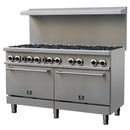 Forno Commerciale 60-Inch Stainless Steel Gas Range with 10 Burners & 300,000 BTU (FCMGR0093-60)