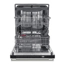 FORNO 4-Piece Appliance Package- 30-Inch Electric Range, Under Cabinet Range Hood, 31-Inch Refrigerator, and Built-In Dishwasher in Black with Stainless Steel Trim (FBDL-006-02CA)