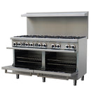 Forno Commerciale 60-Inch Stainless Steel Gas Range with 10 Burners & 300,000 BTU (FCMGR0093-60)
