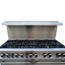 Forno Commerciale 60-Inch Stainless Steel Gas Range with 10 Burners & 300,000 BTU (FCMGR0093-60)