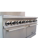 Forno Commerciale 60-Inch Stainless Steel Gas Range with 10 Burners & 300,000 BTU (FCMGR0093-60)