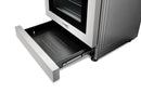 Thor Kitchen 5-Piece Appliance Package - 30-Inch Gas Range with Liquid Propane Kit, Tilt Panel, French Door Refrigerator, Dishwasher, Microwave Drawer, & Wine Cooler in Stainless Steel