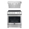 Forno 2-Piece Appliance Package - 30-Inch Espresso Electric Range & Under Cabinet Range Hood in Stainless Steel