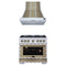 Forno 2-Piece Appliance Package - 36-Inch Dual Fuel Range & Wall Mount Range Hood in White with Antique Brass Handle