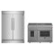 Forno 2-Piece Appliance Package -48-Inch GalianoGas Range & 60-Inch Refrigerator in Stainless Steel