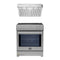 Forno 2-Piece Appliance Package - 30-Inch Induction Range, and Under Cabinet Range Hood in Stainless Steel
