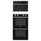 Forno 2-Piece Appliance Package - 30-Inch Vomero Double Wall Oven & 30-Inch Microwave Drawer in Black with Stainless Steel Handle