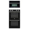 Forno 2-Piece Appliance Package - 30-Inch Vomero Double Wall Oven & 30-Inch Microwave Oven in Black with Stainless Steel Handle
