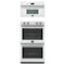 Forno 2-Piece Appliance Package - 30-Inch Vomero Double Wall Oven & 30-Inch Microwave Oven in White with Stainless Steel Handle