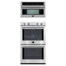 Forno 2-Piece Appliance Package - 30-Inch Vomero Double Wall Oven & 30-Inch Microwave Oven in Stainless Steel