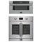 Forno 2-Piece Appliance Package - 30-Inch Asti French Door Electric Wall Oven & 30-Inch Microwave Drawer in Stainless Steel
