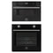 Forno 2-Piece Appliance Package - 30-Inch Vomero Wall Oven & 30-Inch Microwave Drawer in Black with Stainless Steel Handle