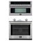 Forno 2-Piece Appliance Package - 30-Inch Vomero Wall Oven & 30-Inch Microwave Oven in Stainless Steel