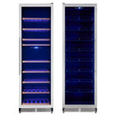 Forno 2-Piece Appliance Package - 24-Inch Wine Cooler and Beverage Center in Stainless Steel