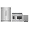Forno 3-Piece Appliance Package - 48-Inch Electric Range, 60-Inch Refrigerator and Dishwasher in Stainless Steel